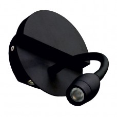 Φωτιστικό Reading Light LED 9W Διπλού Φωτισμού Θερμό Φως Μαύρο 3-6631